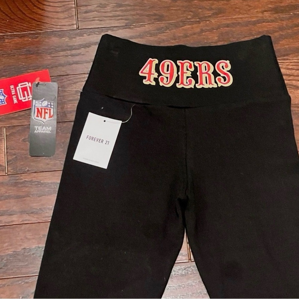Forever 21 NFL San Francisco 49ers Flare Leggings Women’s XS NWT - Picture 8 of 9